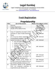 Document Required for NSIC Registration